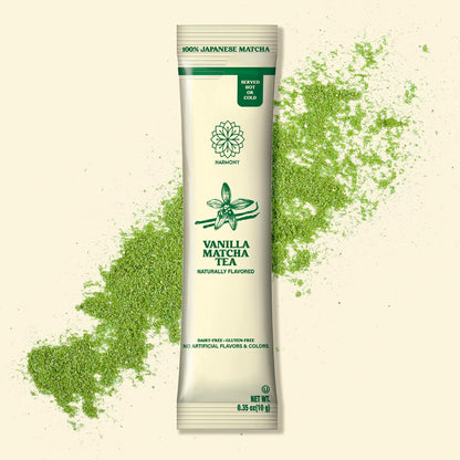 Harmony Premium Japanese Lavender Matcha Tea, 10 Sticks