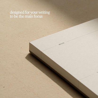 Daily To-Do List Notepad – Desk Pad for Work and Study, Minimal, 8.25x5.85 Inches