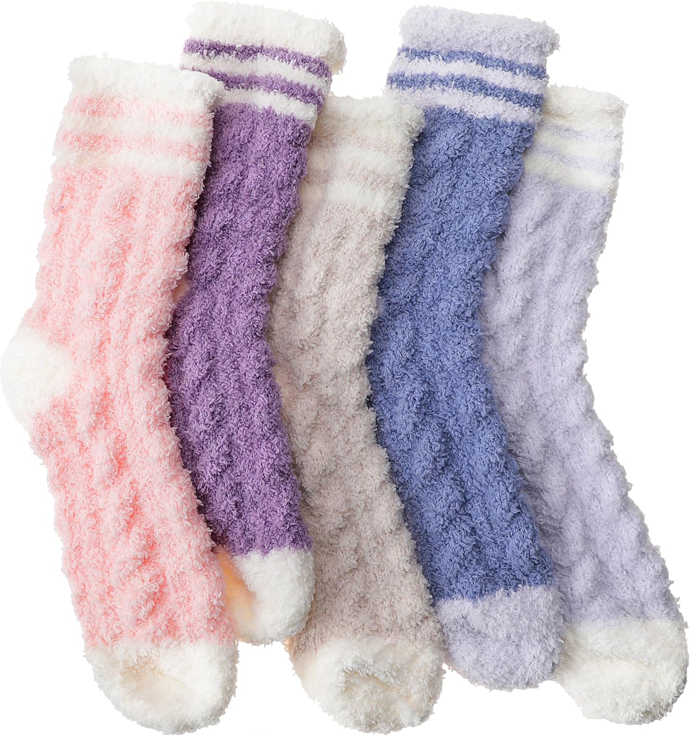 EBMORE Womens Fuzzy Socks Slipper Fluffy Cozy Comfy Cabin Plush Warm Winter Sleep Home Soft Socks