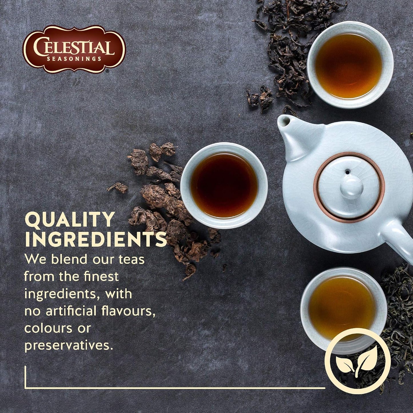 Celestial Seasonings 100% Natural Lemon Zinger Herbal Tea 20 ct