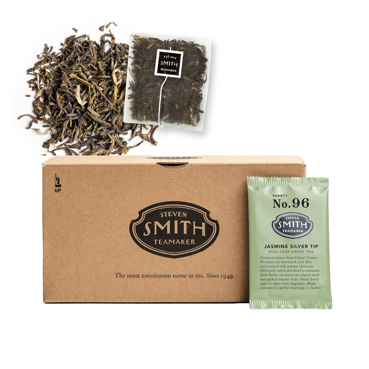Steven Smith Teamaker, Jasmine Silver Tip Tea, 36 Sachets, 1.3oz each