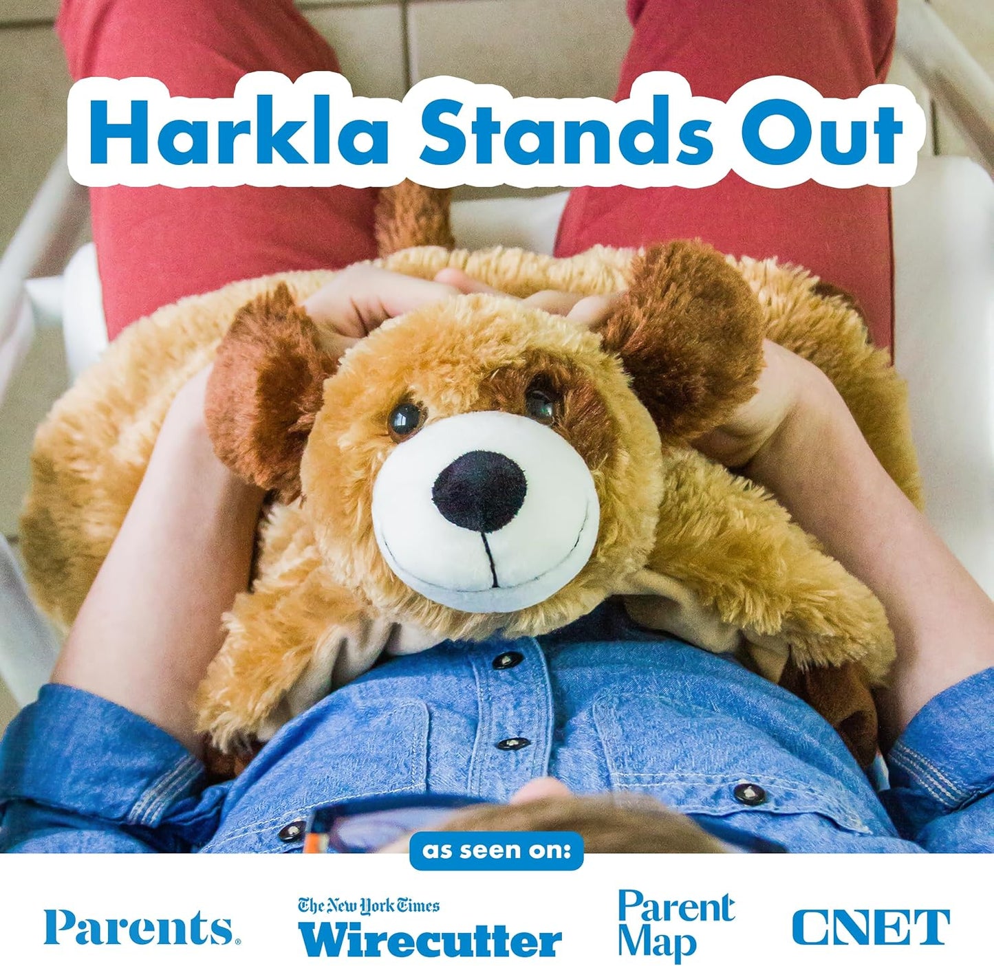 Harkla Weighted Lap Pad for Kids (Deep Blue)