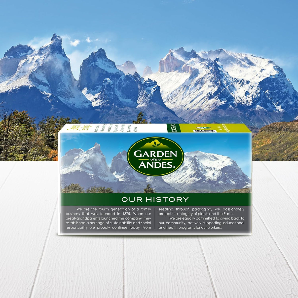 Garden of the Andes, Kosher Organic Tea, Green Tea, 20 bags