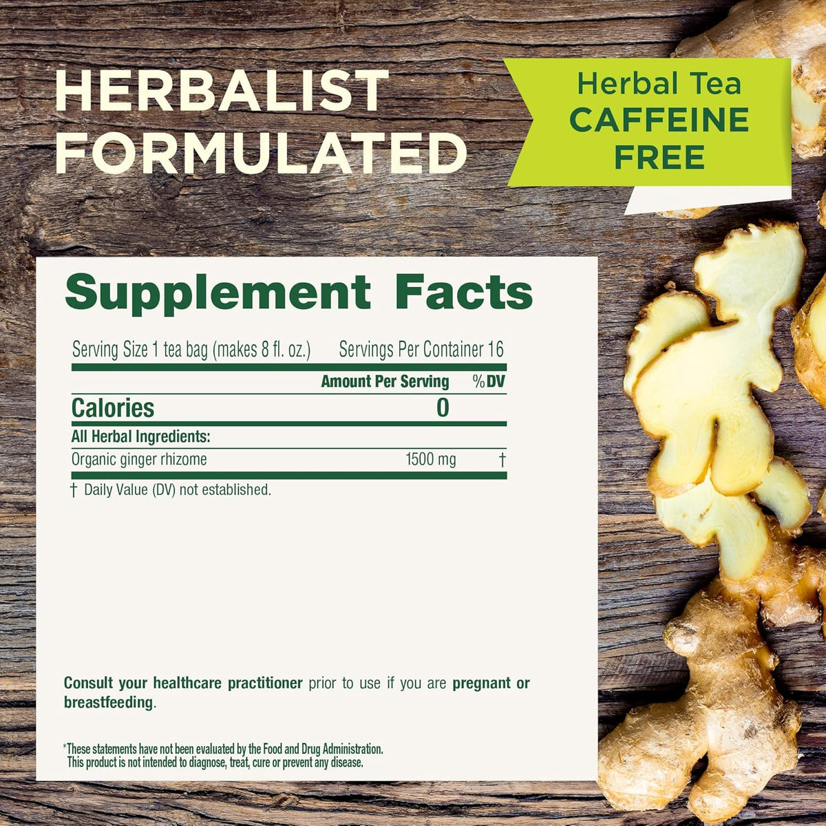Traditional Medicinals Organic Ginger, 96 Tea Bags