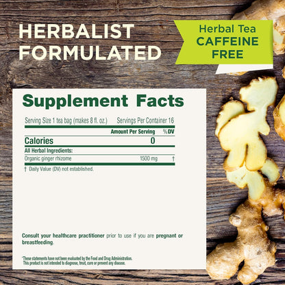 Traditional Medicinals Organic Ginger, 96 Tea Bags