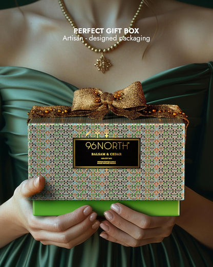 96NORTH Luxury Vanilla Soy Candles | Large 3 Wick Jar Candle | Up to 50 Hours Burning Time | 100% Natural Soy Wax | Relaxing Aromatherapy Aesthetic Candle | Housewarming Gift for Men and Women