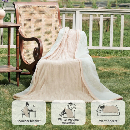 Texciting Heated Blanket Electric Blanket Throw 50''X60''-Heating Throw with 9 Heat Settings-2-10 Hours Auto Off,ETL Certified,Machine Washable (Green)
