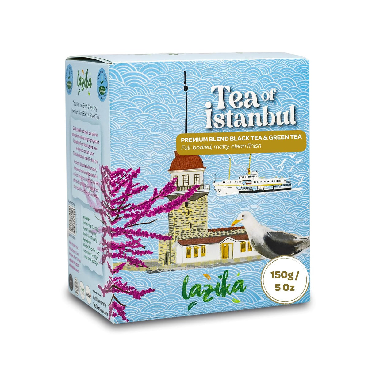 Lazika Loose Leaf Tea Set, Black Tea, Green Tea, Earl Grey, Tea Gift Set, 3.35 Oz (Pack of 3)