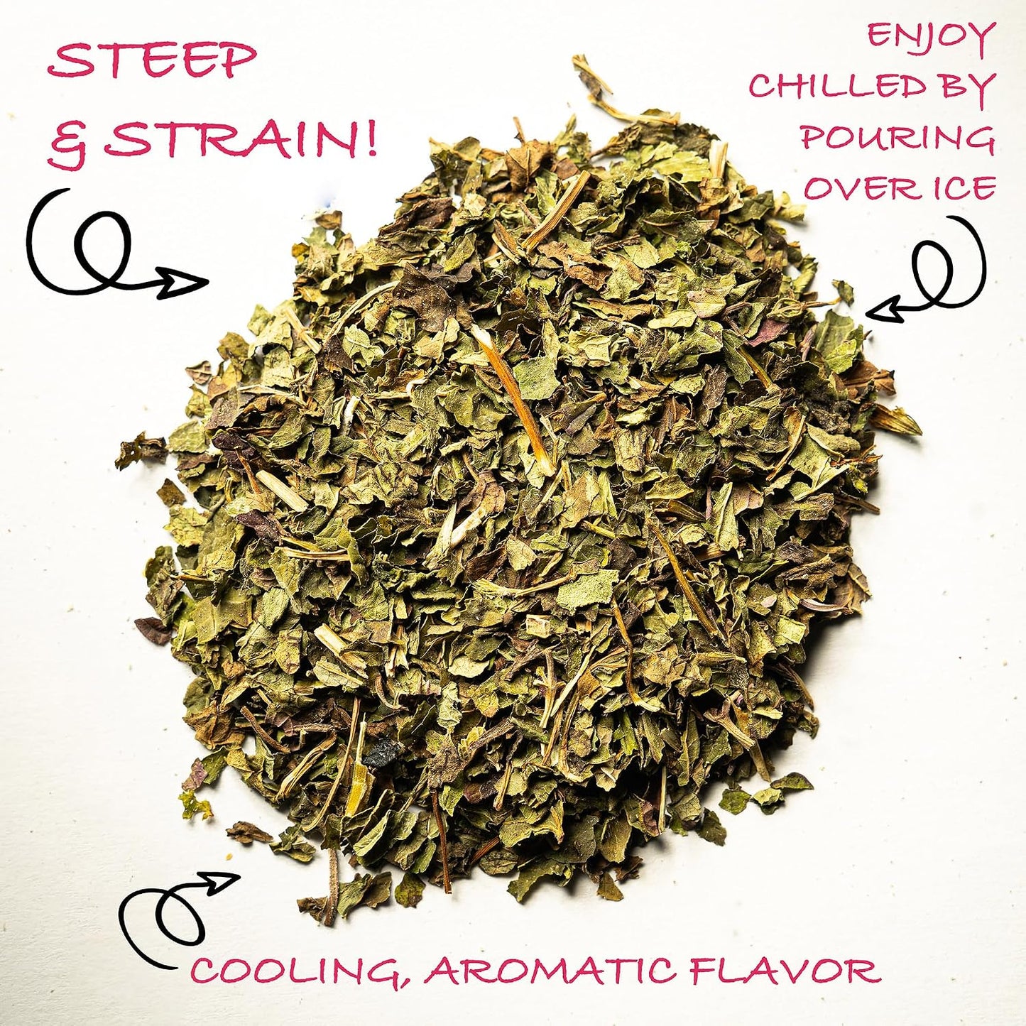 Worldwide Botanicals Organic Lemon Balm Tea, 1Lb - Loose Leaf Premium Herbal Tea | 100% Pure Lemon Balm Leaves | For Stress Relief and Good Digestion | Kosher