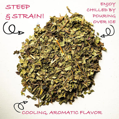 Worldwide Botanicals Organic Lemon Balm Tea, 1Lb - Loose Leaf Premium Herbal Tea | 100% Pure Lemon Balm Leaves | For Stress Relief and Good Digestion | Kosher