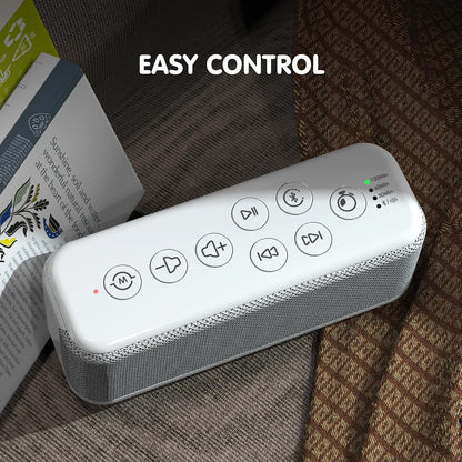 OnLyee White Noise Machine for Office Privacy, USB Rechargeable Sound Machine with 42 Non-Looping Sounds, Auto-Off Timer for Focus, Sleep and Travel
