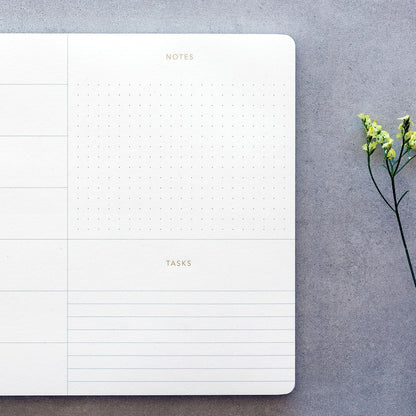 Daily Planner Notepad, A4, 52 Sheets, Undated,Time Blocking,Hourly Schedule