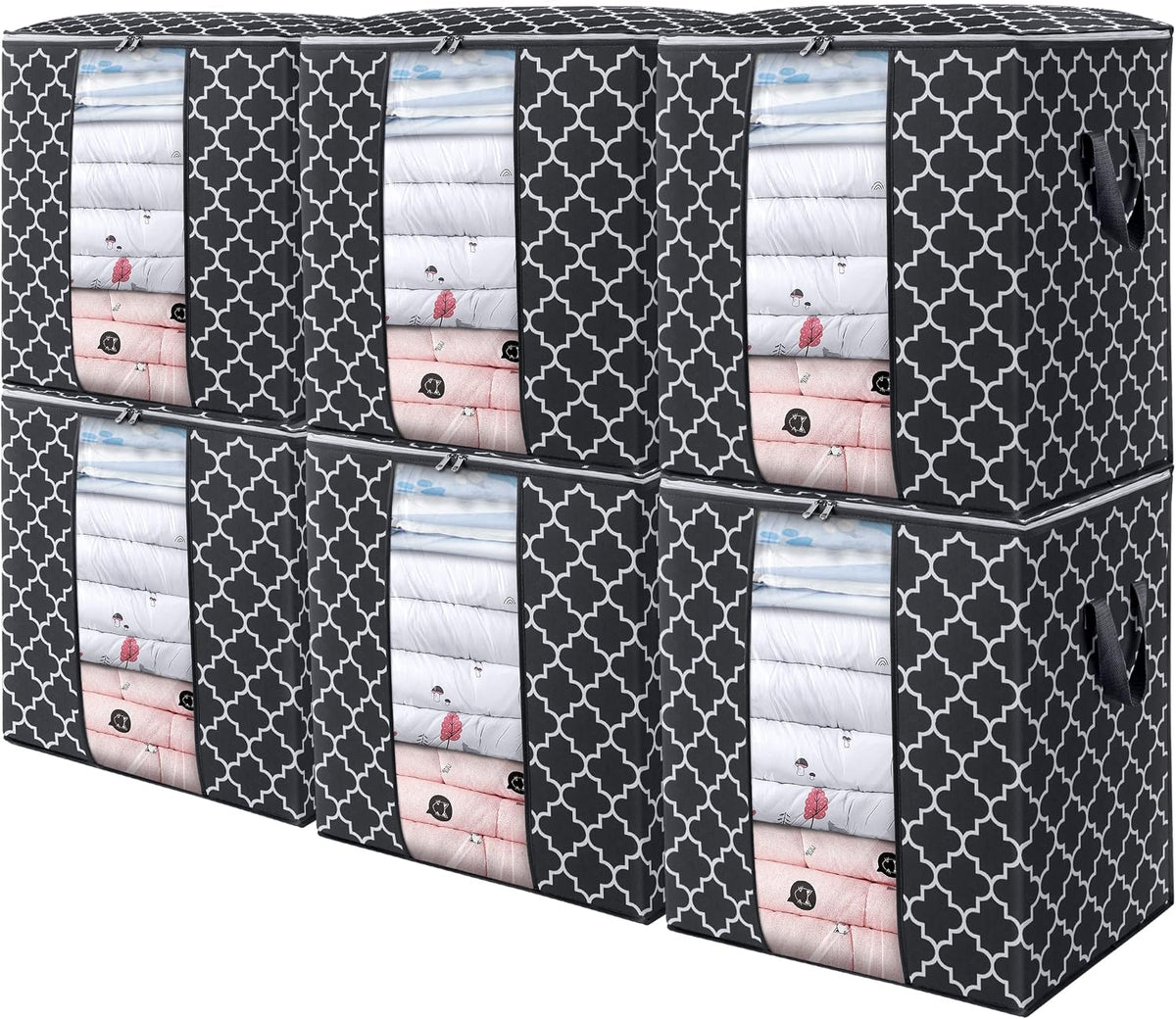 Storage Bags 3 Pack 100L Clothes Organization and Storage Containers
