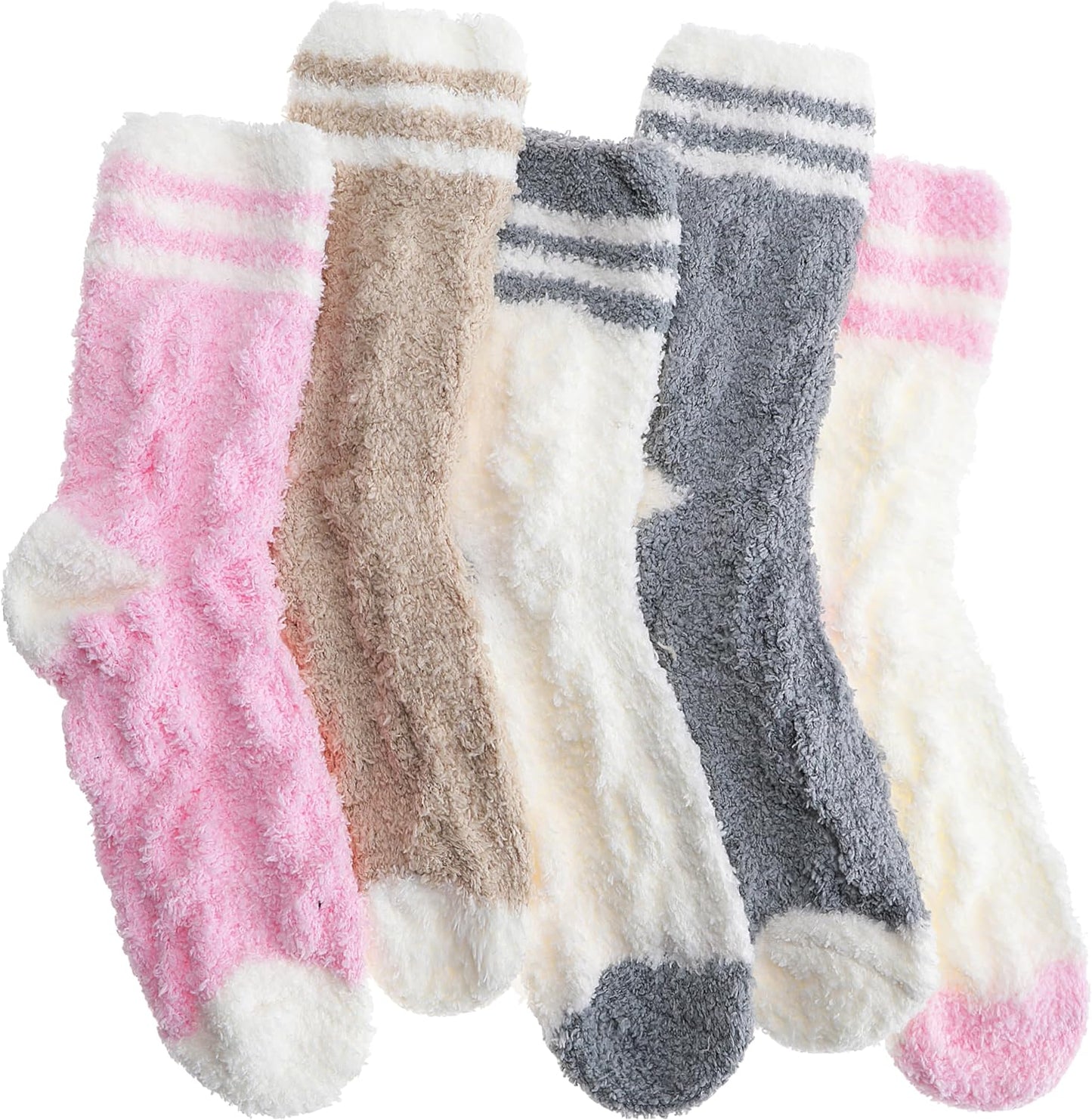EBMORE Womens Fuzzy Socks Slipper Fluffy Cozy Comfy Cabin Plush Warm Winter Sleep Home Soft Socks