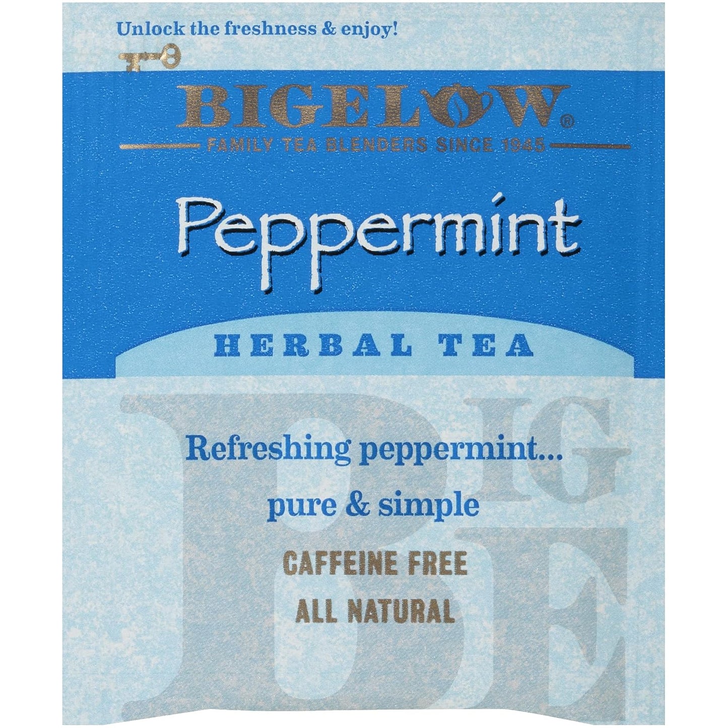 Bigelow Peppermint Caffeine Free Herbal Tea, 20 ct