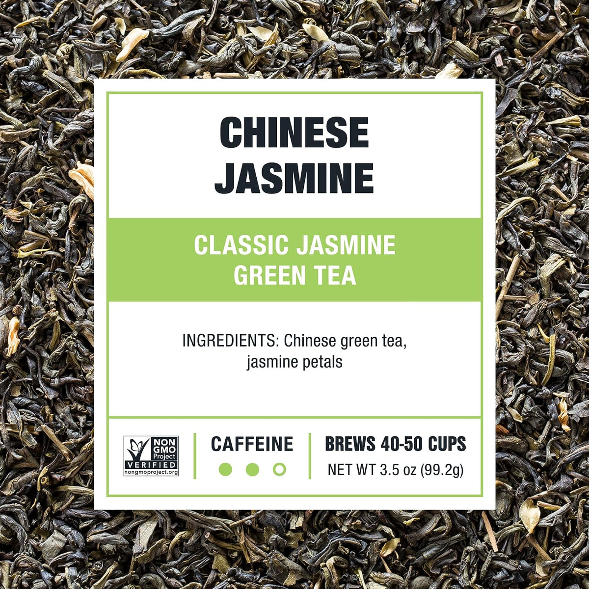 Tiesta Tea Chinese Jasmine, Loose Leaf Classic Jasmine Green Tea, 4.5oz