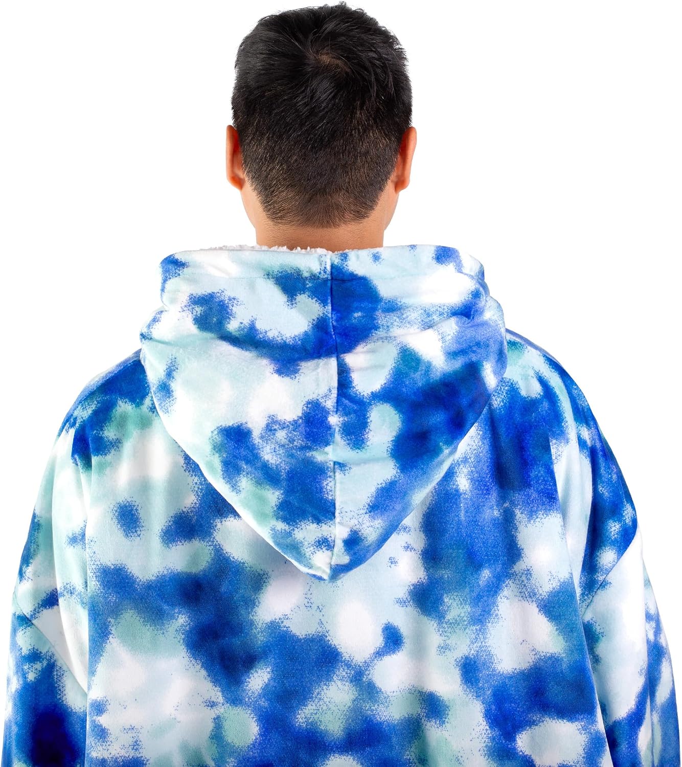 Bare Home Wearable Blanket Hoodie - Soft Plush Sherpa - Warm and Cozy - Oversized Wearable Blanket