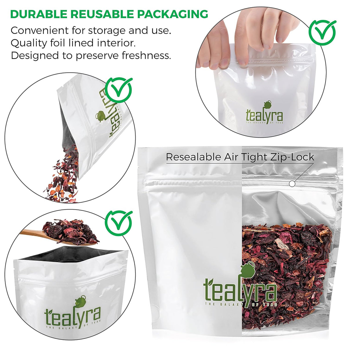 Tealyra | Cherry Goddess Loose Leaf Herbal Fruit Tea, 110g (4 oz)