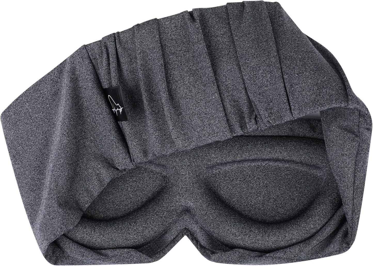 ALASKA BEAR Sleep Mask for Side Sleepers Patented Design, Cup-Shaped and Extra-Soft, 100 Blackout Eye Mask Shades Cover for Men and Women Home or Travel, Machine Washable, Black