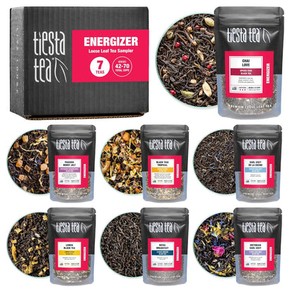 Tiesta Tea - Black Sampler Dry Flight Set, Loose Leaf, High Caffeine