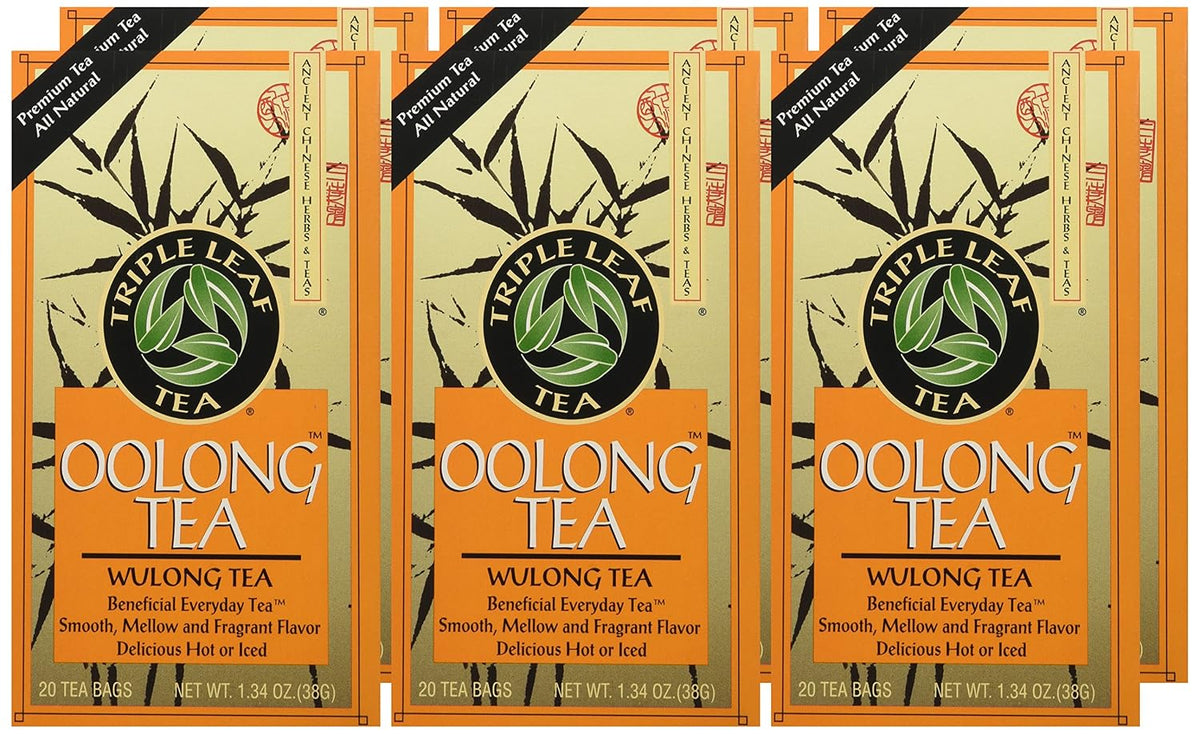 Triple Leaf Tea, Inc Tea, Oolong, 20-Count (Pack of 6)