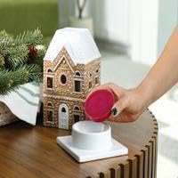 Candle Warmers ETC. Illumination Fragrance Warmer- Light-Up Warmer for Warming Scented Candle Wax Melts and Tarts or to Freshen Room, White Harmony
