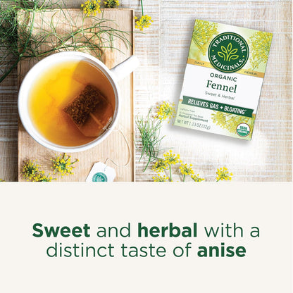 Traditional Medicinals Tea, Organic Triple Mint - Supports Healthy Digestion - Kosher, Non-GMO, Caffeine-Free - 16 Tea Bags