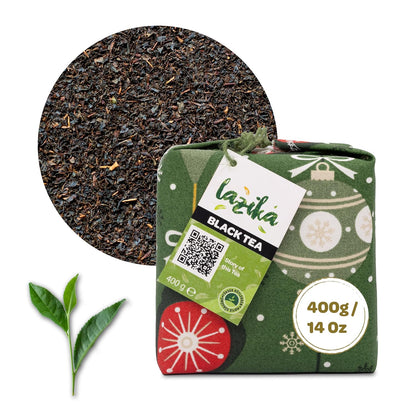 Lazika Loose Leaf Tea Set, Black Tea, Green Tea, Earl Grey, Tea Gift Set, 3.35 Oz (Pack of 3)