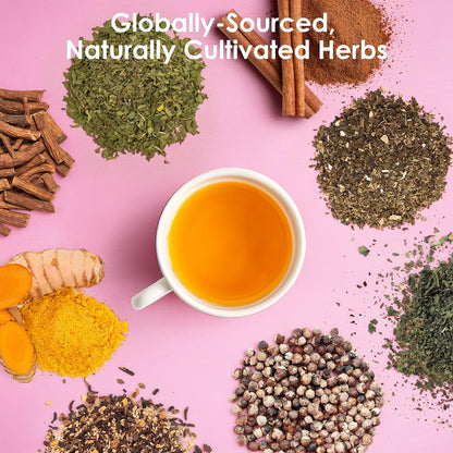 UBEEKOO Hormone Balance Herbal Tea for Women, Caffeine-Free, 30 Tea Bags
