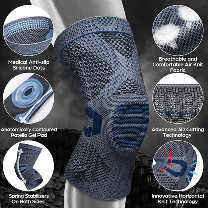 NEENCA Professional Knee Brace, Medical Knee Support for Women & Men Relief