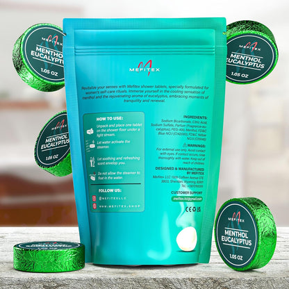 Shower Steamers for Men - 15 Pack Eucalyptus Aromatherapy Shower Steamers, Strong Scent, Long Lasting, Premium Essential Oils, Gifts for Men Relaxation and Sinus Relief