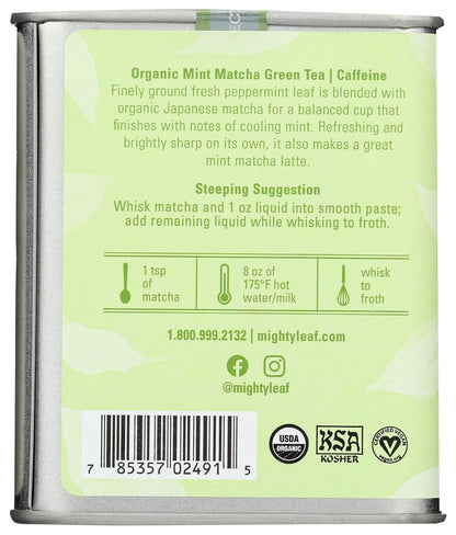 Mighty Leaf Tea Organic Matcha Green Tea, 12 Tea Bags