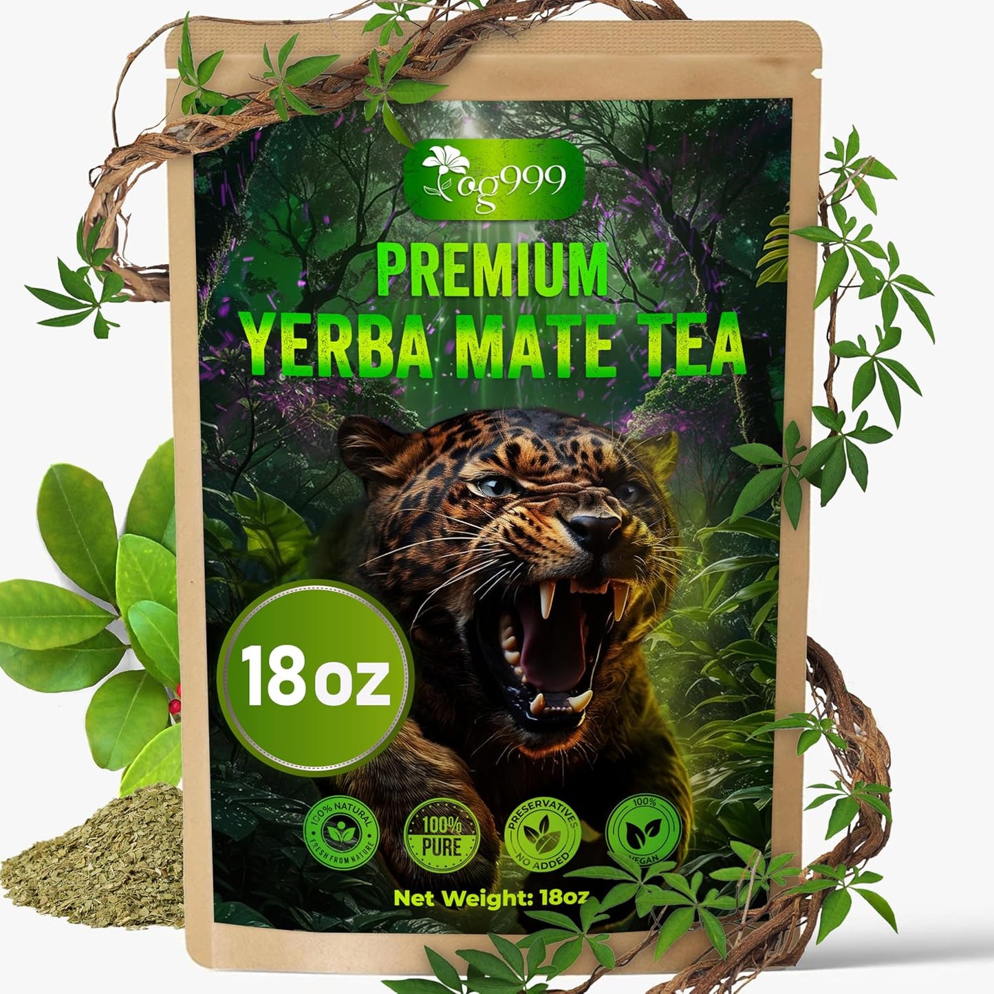 120 Bags Premium Turmeric Ginger Cinnamon Tea, Improve Digestion, Support Brain, Weight, Skin and Sleep, Eco-Conscious Tea Bags and Premium Natural Ingredients. Turmeric Ginger Herbal Tea. No Sugar, No Caffeine, No Gluten, Vegan.