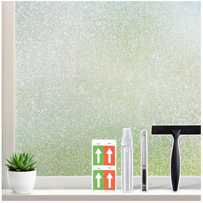 Coavas Blackout Window Privacy Film, Geometric Pattern, 11.8" x 78.7"