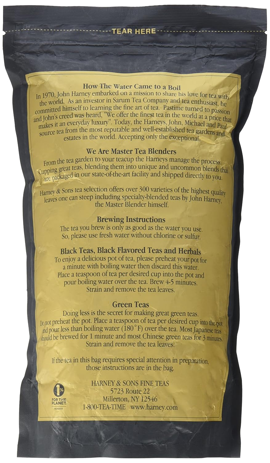 Harney & Sons Herbal Hot Cinnamon Spice Loose Leaf Tea, 16 oz
