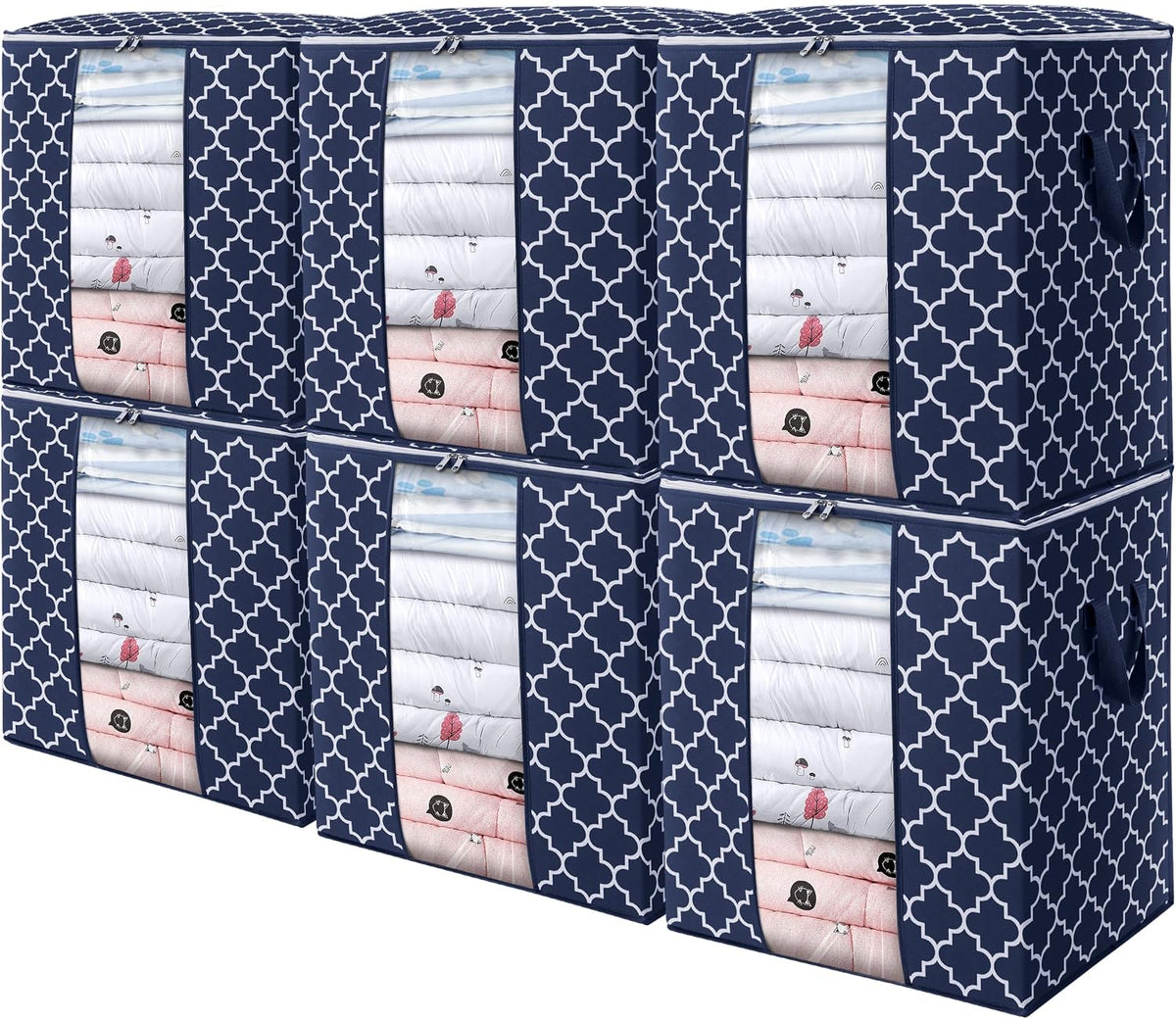 Storage Bags 3 Pack 100L Clothes Organization and Storage Containers