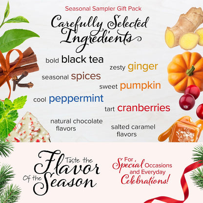 Bigelow Tea Black Tea 6 Flavor Variety Pack, Caffeinated Tea with Mint, Lemon, Constant Comment, English Teatime, Earl Grey, and Vanilla Chai, 20 Count Box (Pack of 6), 120 Total Tea Bags