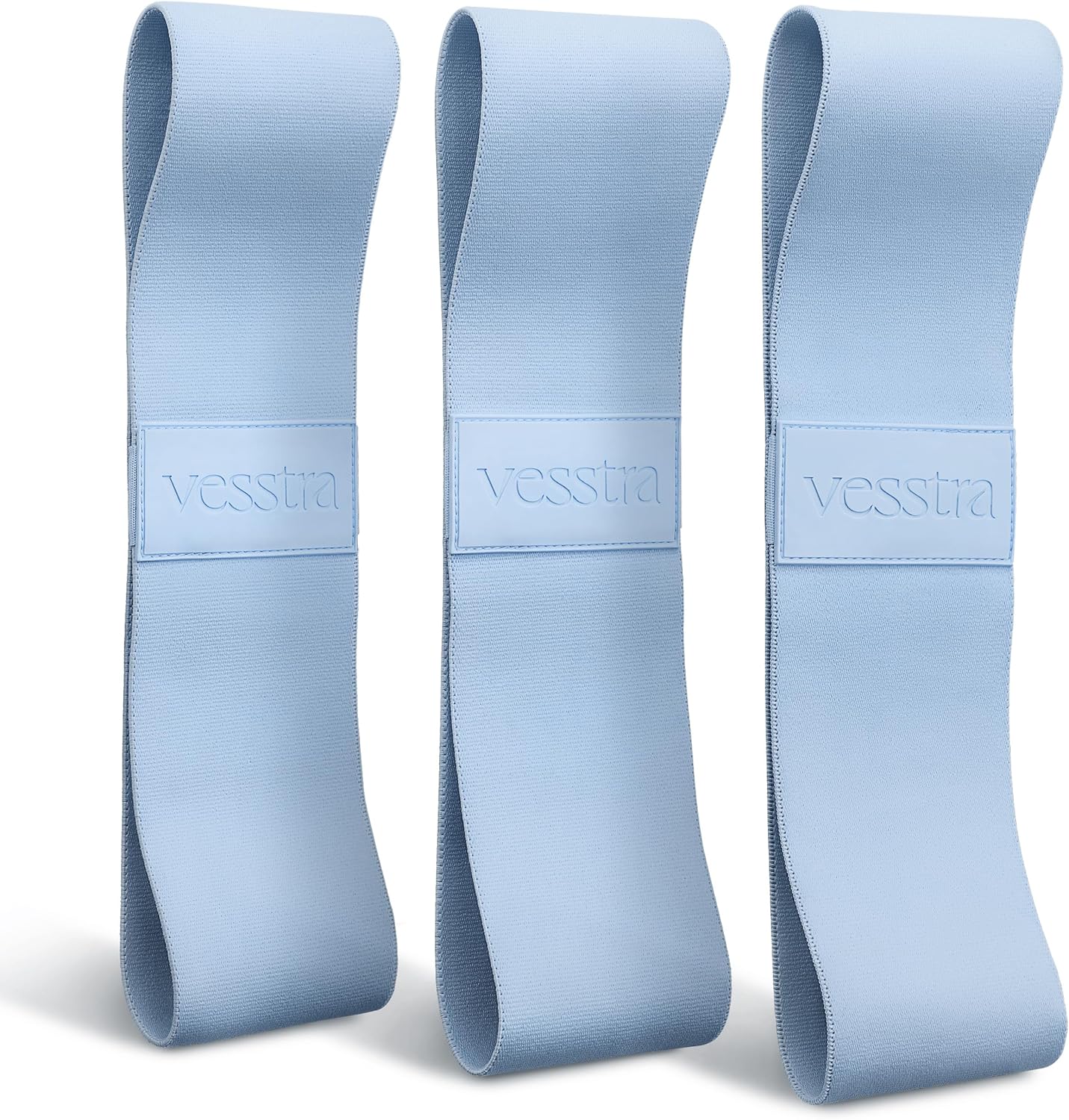 Premium Loop Resistance Bands Set - Non Slip Fabric Booty Bands for Glutes & Legs (Light, Medium, Heavy) | Hip Bands for Pilates, Strength Training & Home Workouts