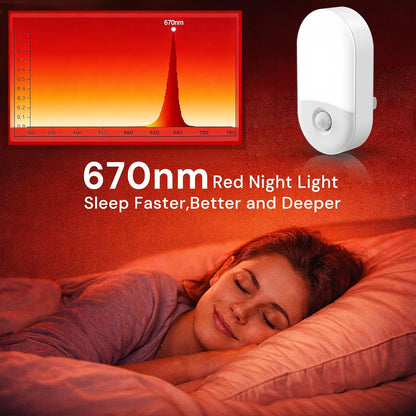 L LOHAS LED Amber Night Light, 2 Pack, Night Lights Plug into Wall Motion Sensor, 0.6W 2000K, LED Nightlights, 30/60LM Adjustable Brightness, Automatic Low Blue Nightlight for Kids, Bathroom, Hallway