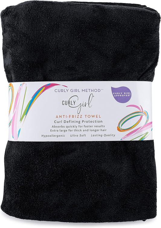Curly Girl Towel for Women with Curls, Anti-Frizz, Absorbent, Fast Drying, Curly Hair, Microfiber Hair Drying Towel for Curls