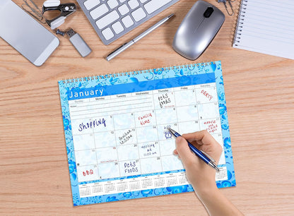 2027 Monthly Desktop/Wall Calendar/Planner - Habit Tracker - Daily, Weekly & Monthly Goal Motivational Habit Tracking Journal Inspirational - (Edition #019)