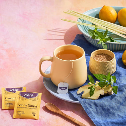 Yogi Tea Lemon Ginger Tea Bags, 16 ct