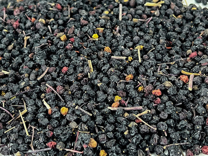 U.S. Wellness Naturals Elderberries – 1lb (Real Wild Harvest) | 100% USDA Certified Organic | Bulk Black Dried Elderberry | for Making Elder Syrup, Gummies, Tea - Raw Vegan Sambucus Nigra