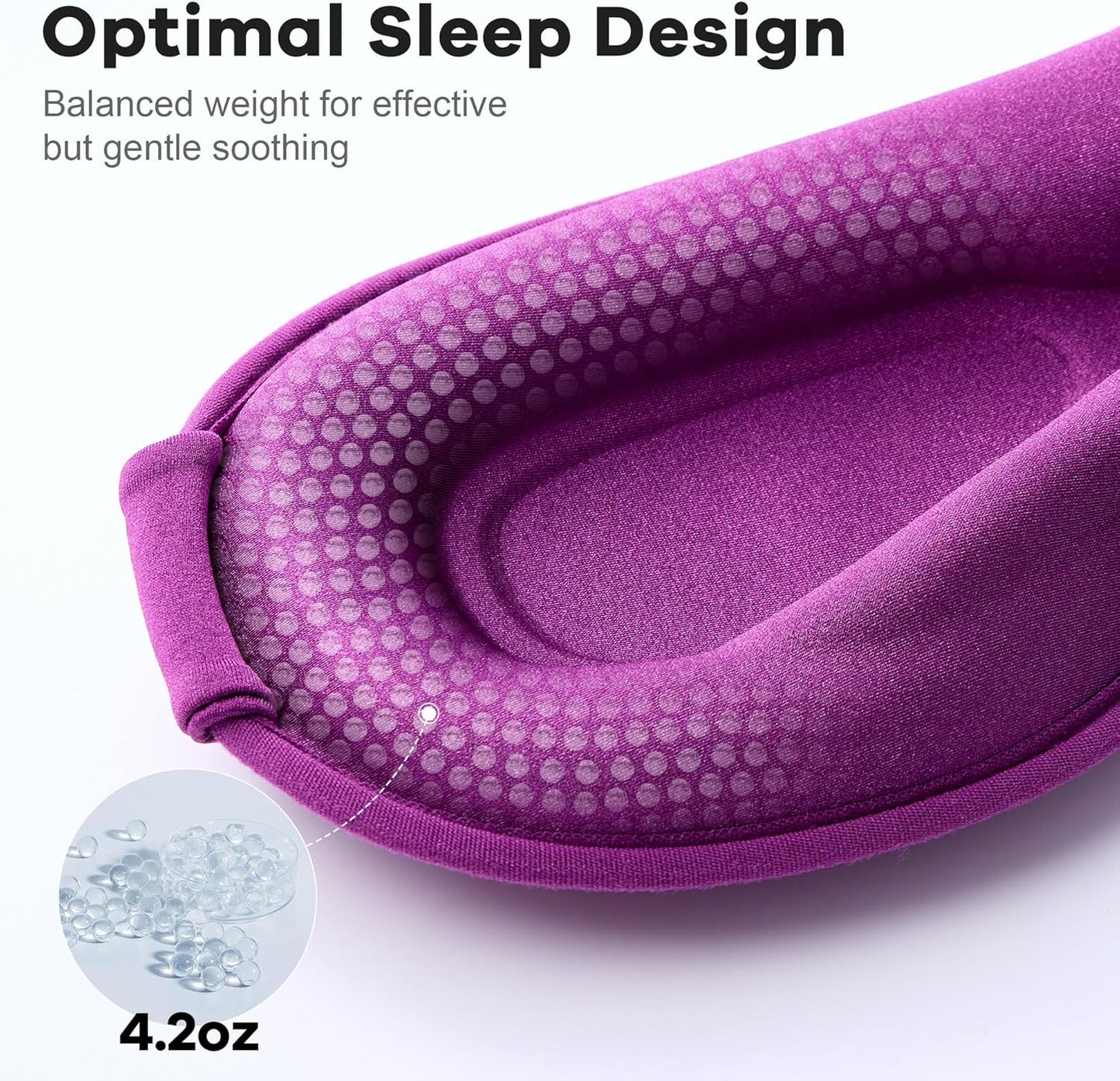 Weighted Eye Mask for Sleeping 2 Pack: Gentle Pressure Blackout Sleep Mask with 3D Contoured Cups, Zero Eye Pressure Sleep Mask for Lash Extensions, Memory Foam Travel Mask, Black Pink