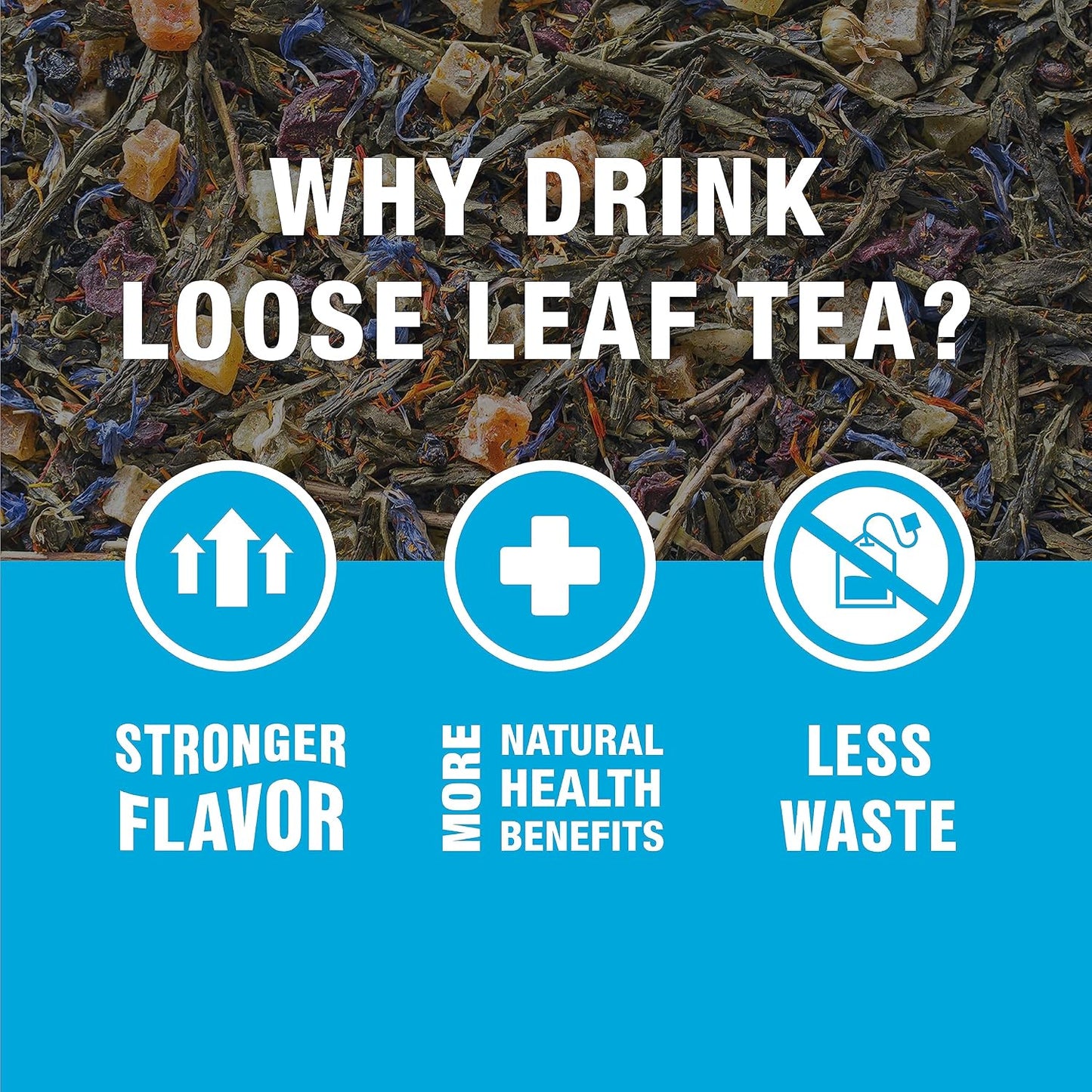 Tiesta Tea - 8 Herbal & Rooibos Sampler Dry Flight Set, Loose Leaf, No Caffeine, Makes Hot and Iced, Assorted Tea Sets with Herbal, Chai, Fruit Blends & More, 8 Resealable Sample Pouches