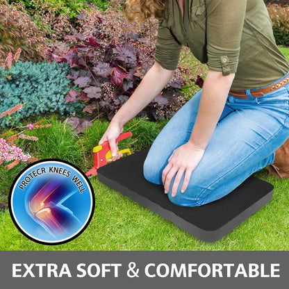 HOOPLE Extra Thick Kneeling Pad, Soft Foam Kneeling Cushion, Waterproof Gardening Knee Pads, Lightweight Knee Mat for Bathing, Workout Supplies, Exercise Yoga, Garden Work Gifts 17.5 x 11x 1 in, Blue