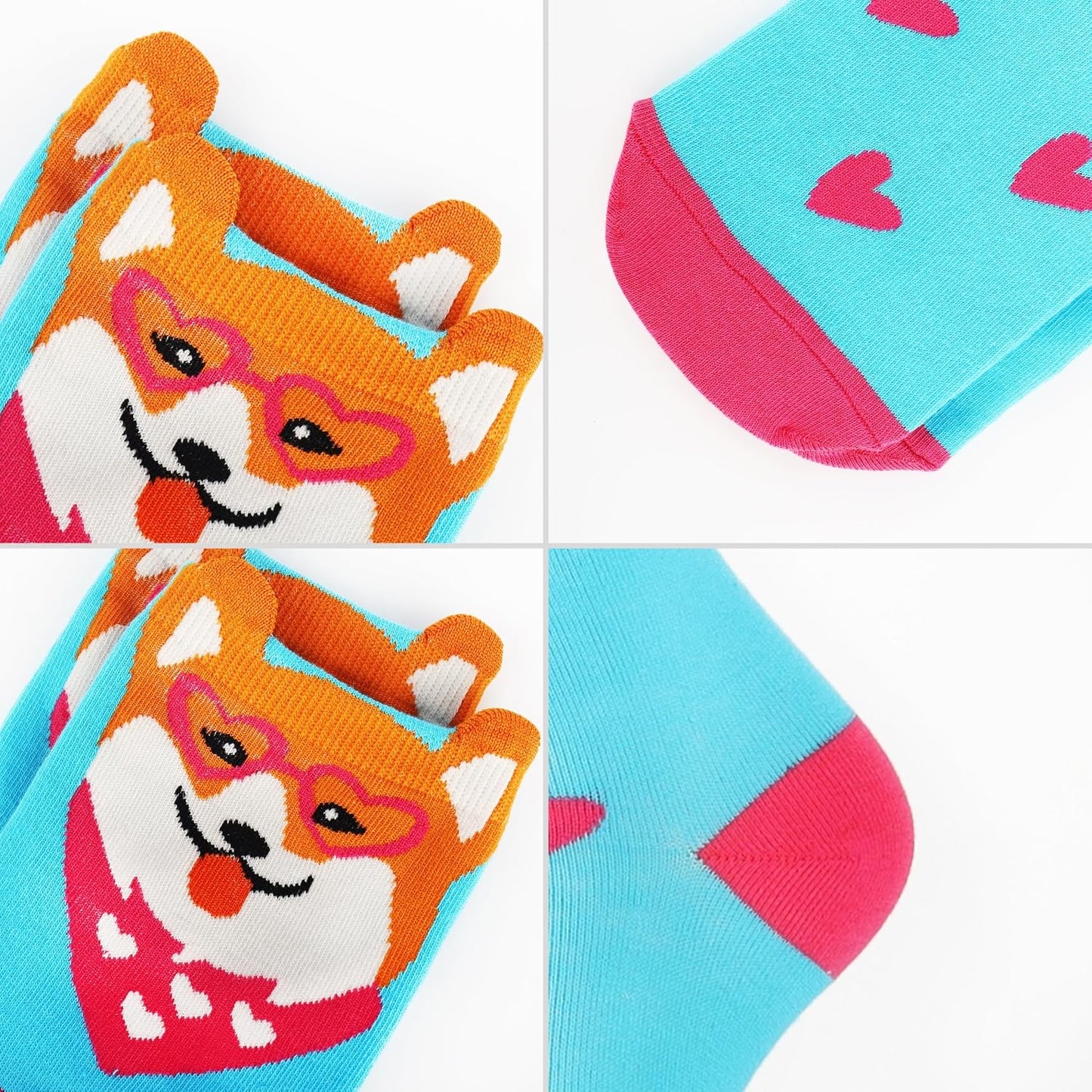 Jeasona Cute Cat Gifts for Women Animal Cat Socks Wife Mom Girlfriend Daughter