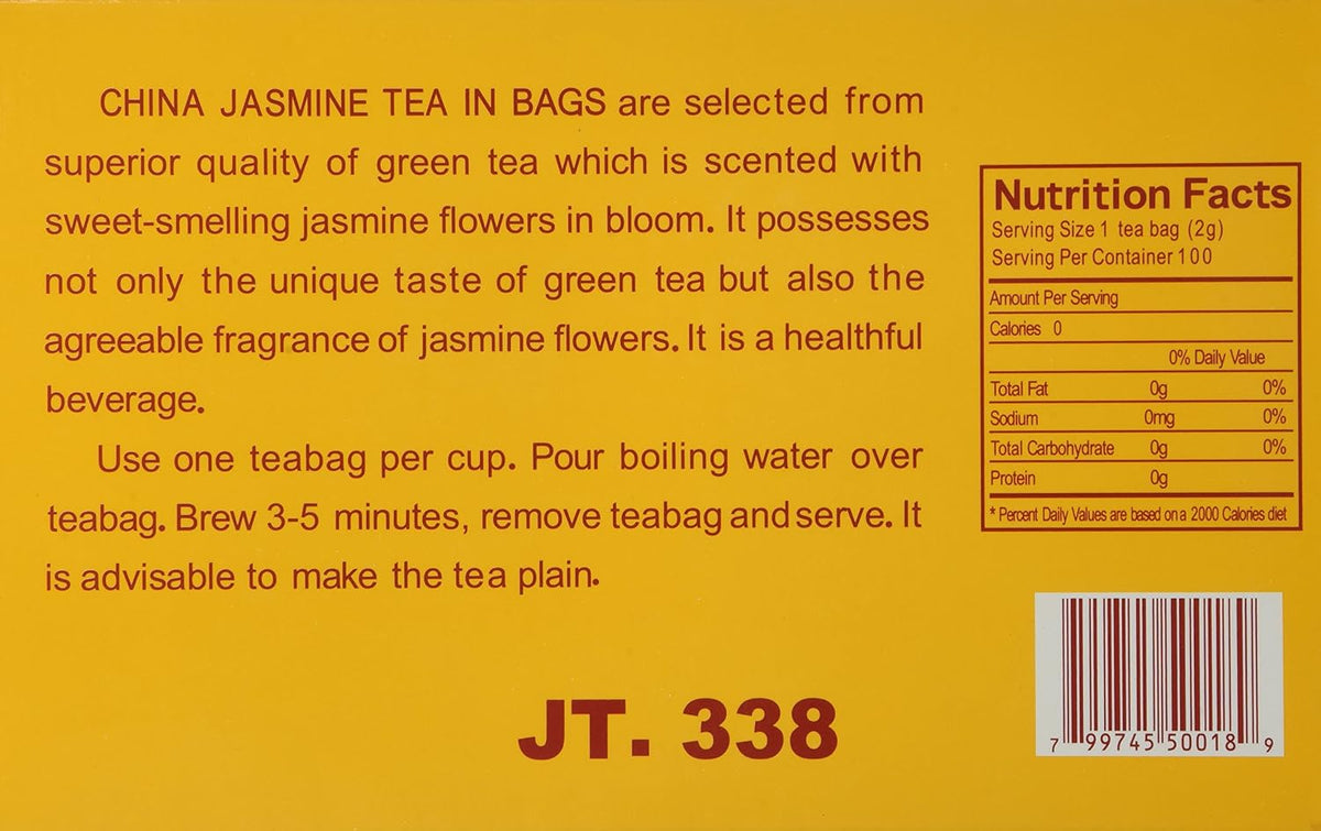 Royal King Jasmine Tea - 100 Tea Bags