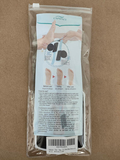 Pedicure Foot Rasp File Callus Remover, Double-Sided Colossal Foot Rasp Foot File And Callus Remover For Dead Skin (Pack of 4)