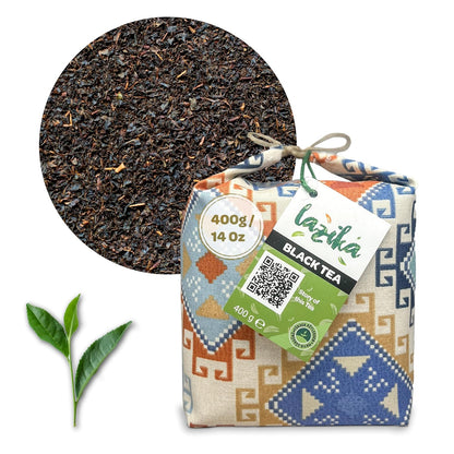 Lazika Loose Leaf Tea Set, Black Tea, Green Tea, Earl Grey, Tea Gift Set, 3.35 Oz (Pack of 3)